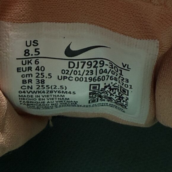 Women’s Size 8.5-Nike React Pegasus Trail 4 GTX Emerald Rise Sequoia DJ7929-301 - Picture 8 of 9